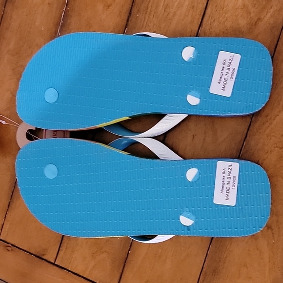 NWT Havaianas S.E. " Top Pride" Rainbow Flip Flops Size:39/40 - US 9/10 - Picture 5 of 7